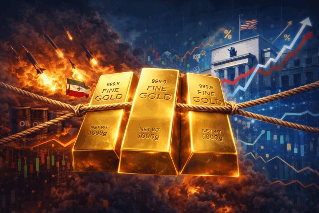 kenapa harga emas turun walaupun konflik di timur tengah