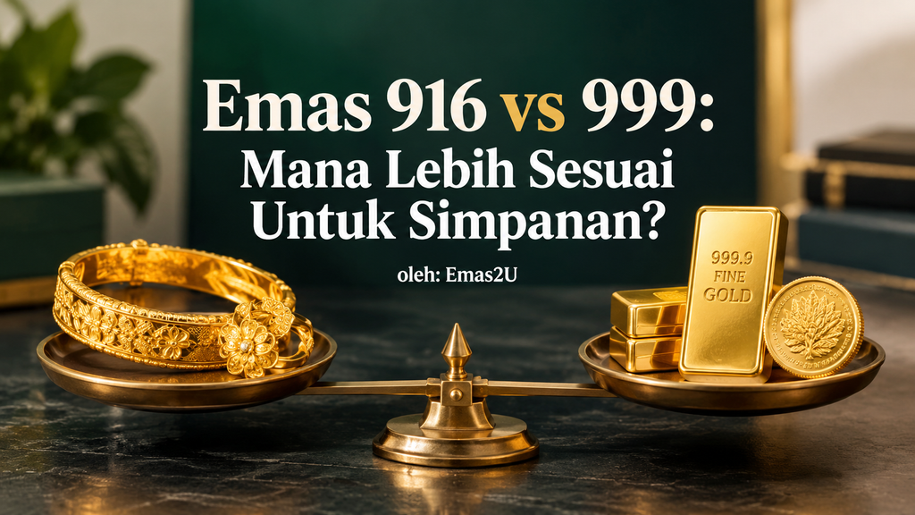 Emas 916 vs 999: Mana Lebih Sesuai Untuk Simpanan?